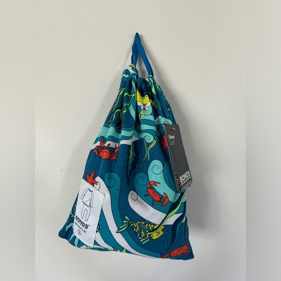 NIB Bonds Waffle Pyjamas Ocean Sea Size 4 - Picture 2 of 8